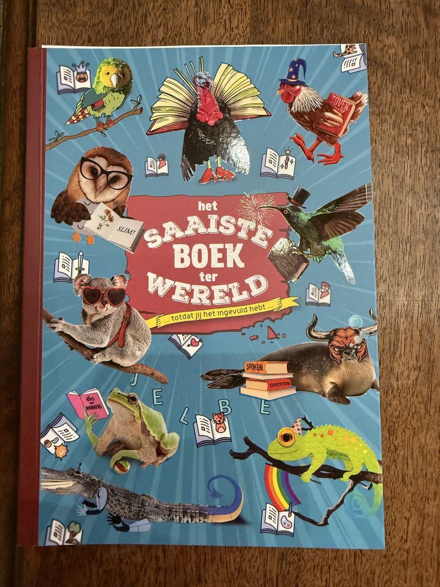Het Saaiste boek ter wereld, het leesdagboek voor kinderen